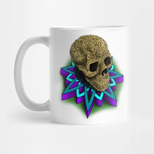 Rose skull Mug